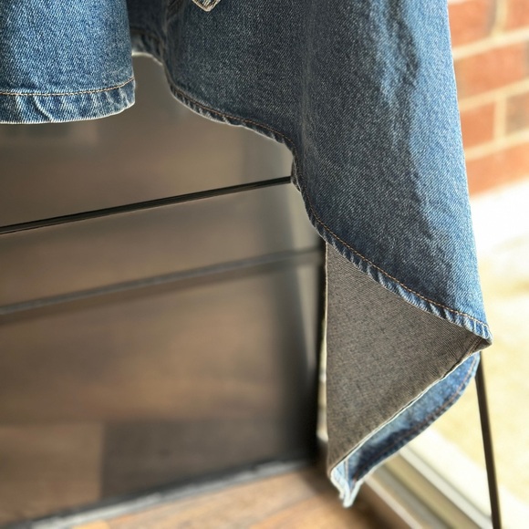 NEW Miss Sixty – Rochie Asymmetrical Denim Dress - Picture 7 of 14